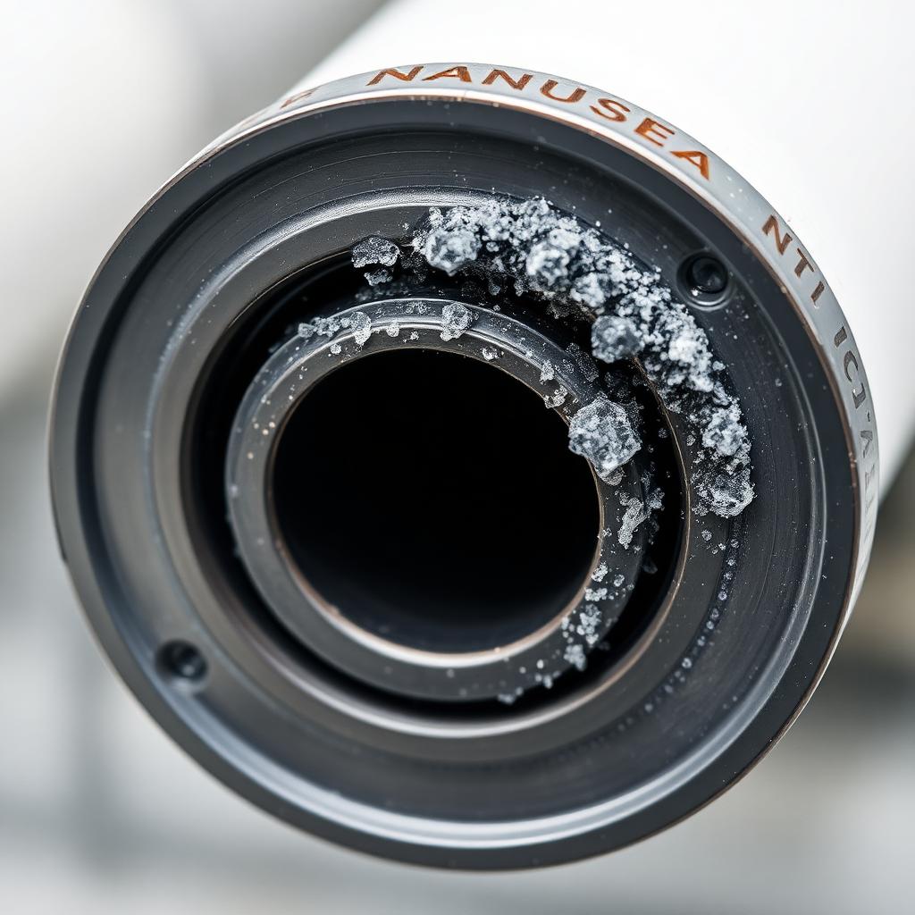 RO membrane scaling close-up